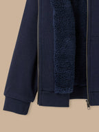 Sweat zippé doublé sherpa Garçon - 2