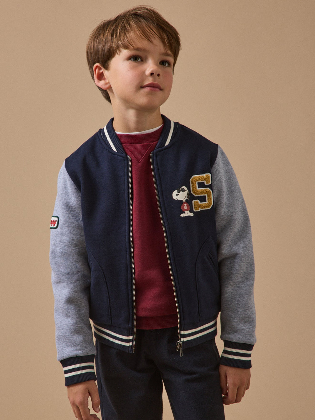 Sweat Teddy Enfant Cyrillus X PEANUTS™- Collection Snoopy - 1