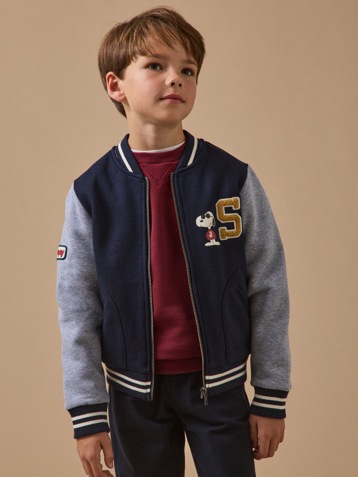 Sweat Teddy Enfant Cyrillus X PEANUTS™- Collection Snoopy - 1