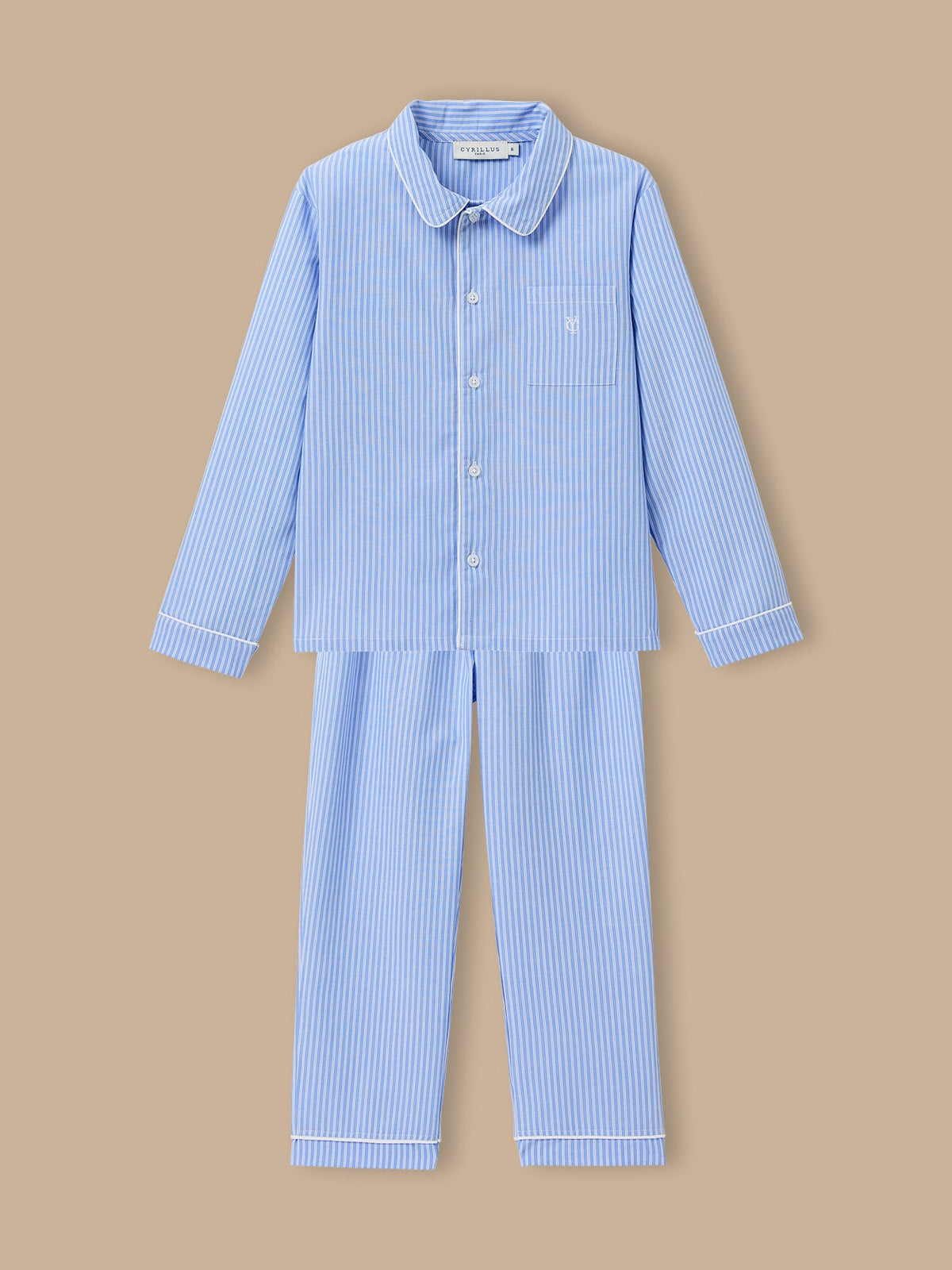 Pyjama grand-père rayé Garçon - 1