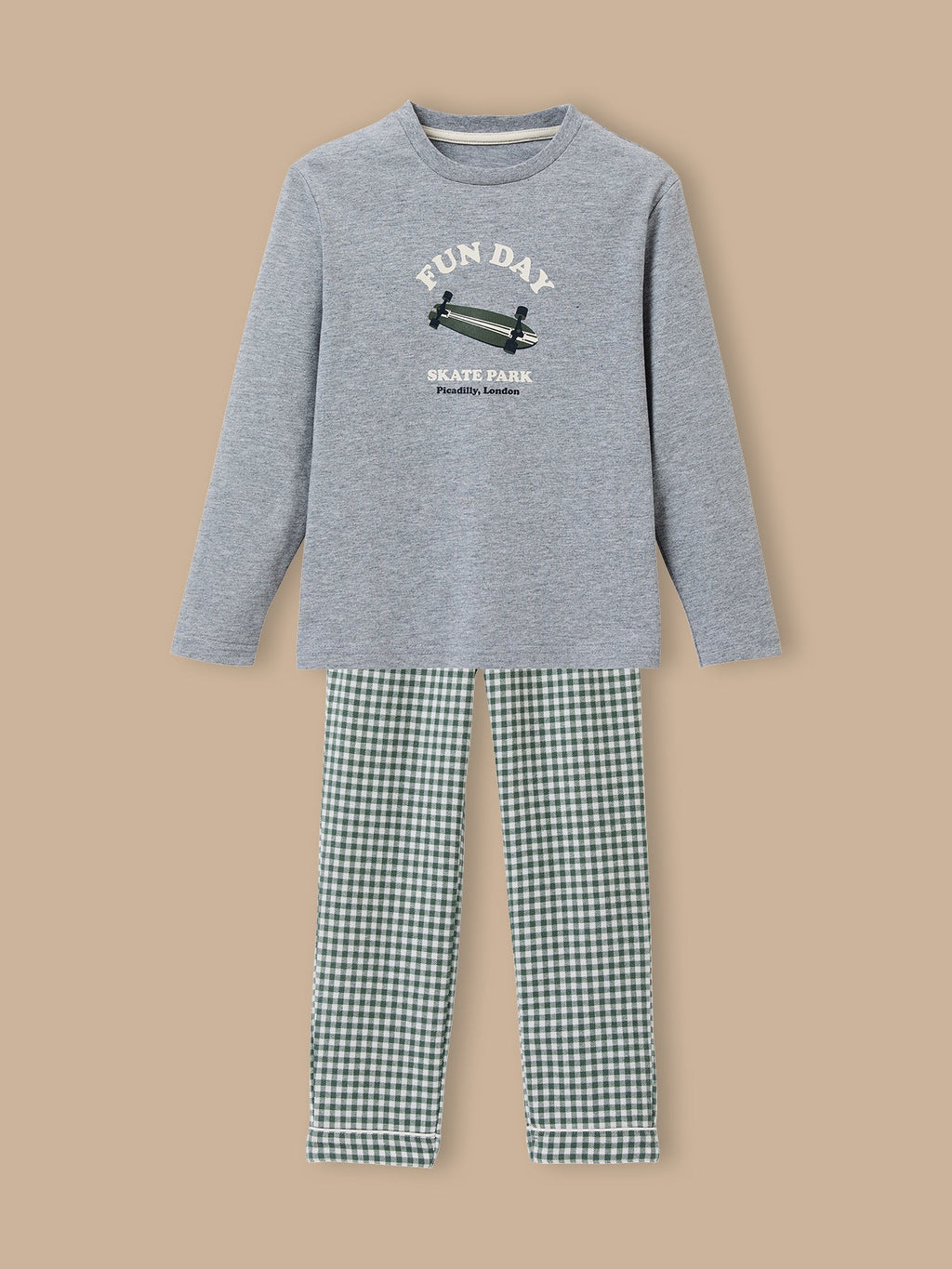 Pyjama imprimé Garçon - coton biologique - 1