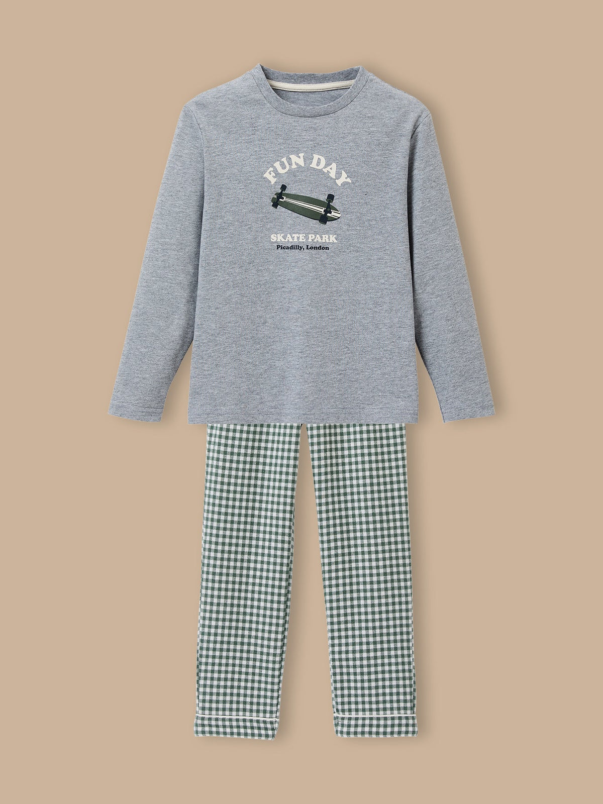 Pyjama imprimé Garçon - coton biologique - 1