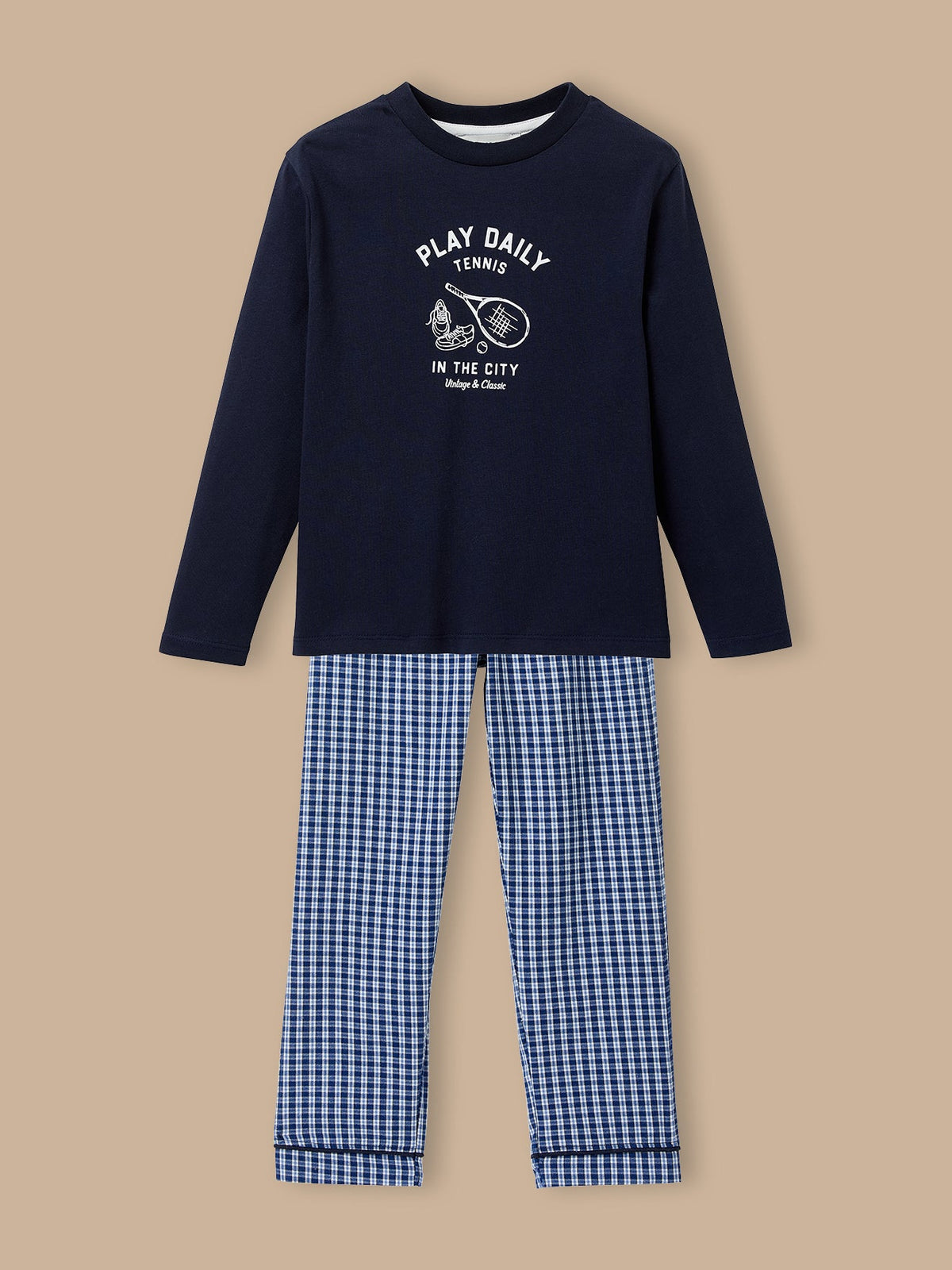 Pyjama imprimé Garçon - Coton biologique - 1