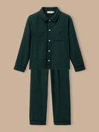 Pyjama grand-père carreaux Garçon - 1